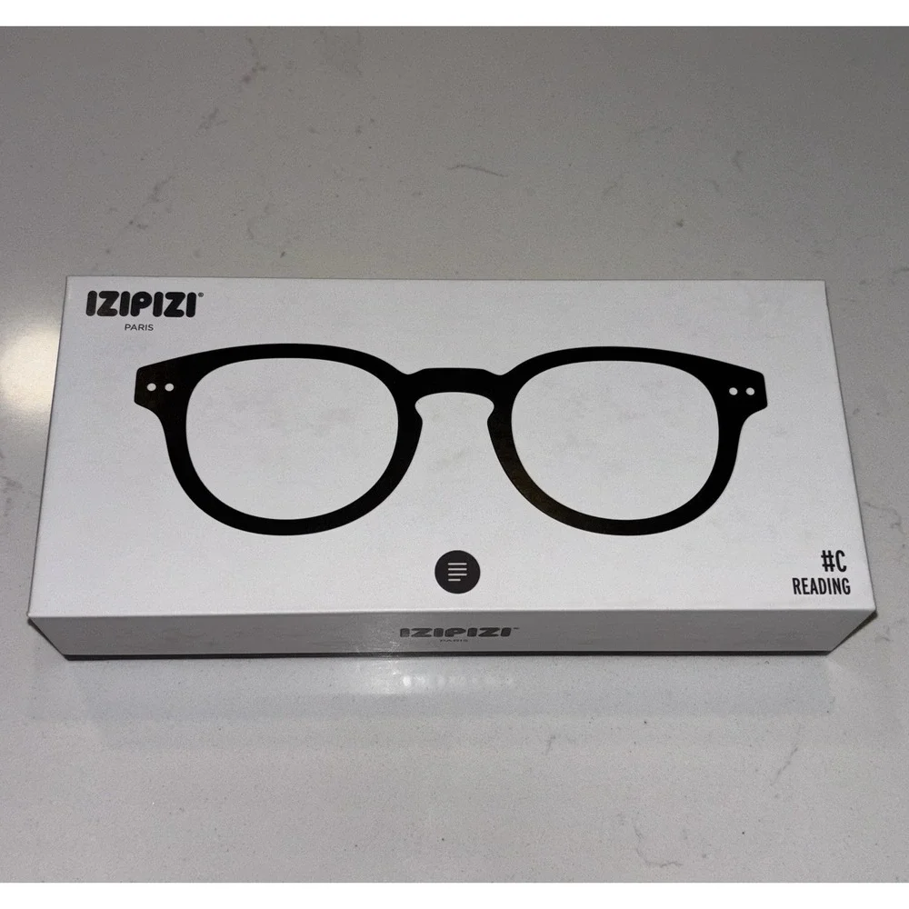 Izipizi Black Occhiali Da Lettura Reading Glasses #C 1.0 NIB